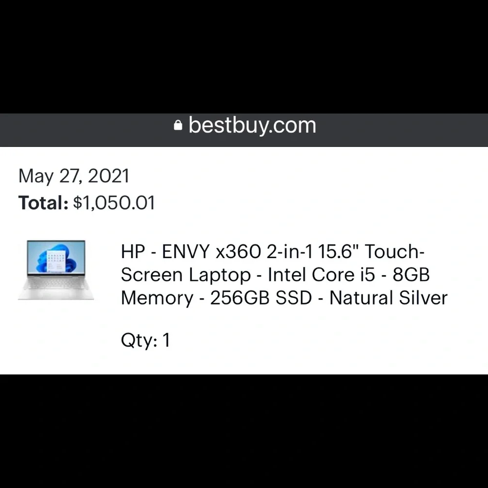 HP 15.6” Touchscreen Laptop